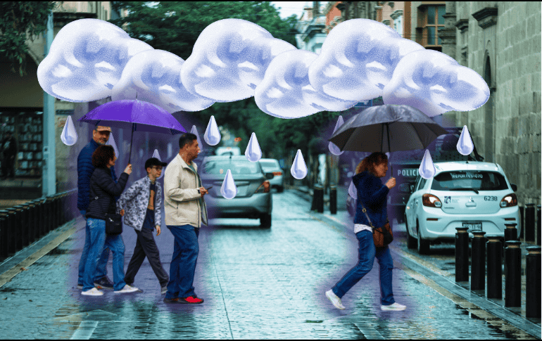 La lluvia podría venir acompañada de actividad eléctrica. EL INFORMADOR/ARCHIVO