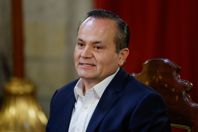 El alcalde de Chapala, Jalisco, Alejando Aguirre, mencionó que la necesidad de que se siga llenado el mar chapálico. EL INFORMADOR / H. FIGUEROA&nbsp;
