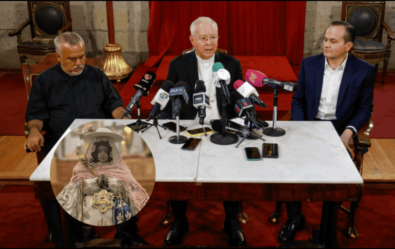 Durante la rueda de prensa, se mencionó la importancia de la asistencia de los feligreses para que el lago siga llenándose. EL INFORMADOR / H. FIGUEROA