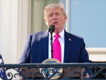 El presidente Donald Trump manifestó su deseo porque Hamás acepte lo antes posible el acuerdo propuesto. EFE/B. CASH