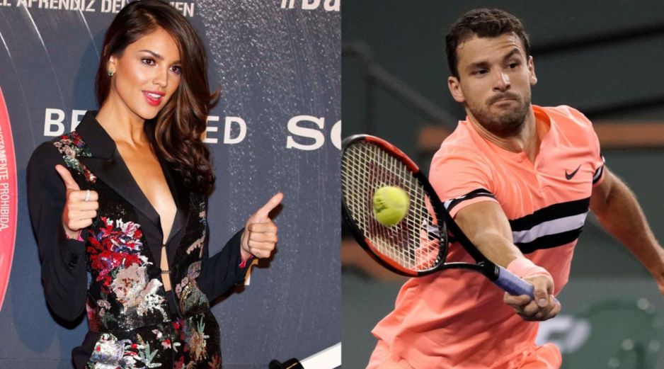 A pesar de su lesión, Dimitrov salió entre vítores y aplausos del público, y Eiza no dudó en compartir un mensaje lleno de amor y admiración para él. EFE/SUN/CANVA/ARCHIVO.