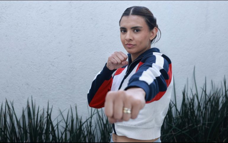 Villegas reveló su admiración por la medallista olímpica Iridia Salazar. SUN/F. Rojas