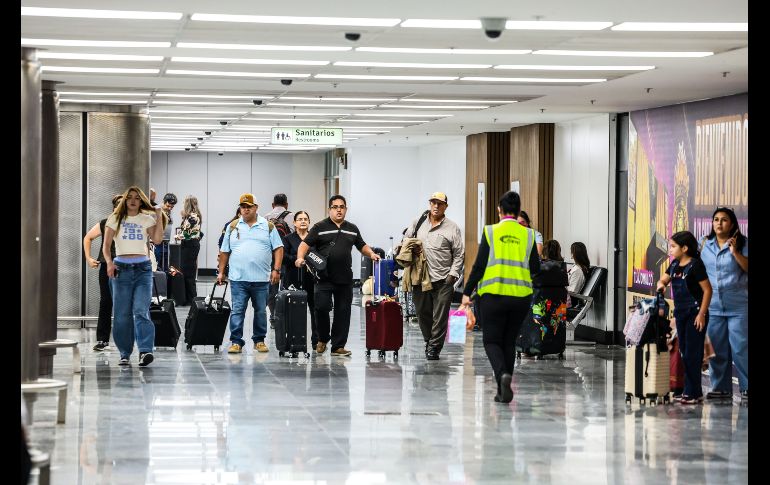 Durante el año pasado en el aeropuerto tapatío se movilizaron a 17 millones 848 mil pasajeros totales. EL INFORMADOR/ A. Navarro
