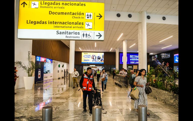 Durante el año pasado en el aeropuerto tapatío se movilizaron a 17 millones 848 mil pasajeros totales. EL INFORMADOR/ A. Navarro