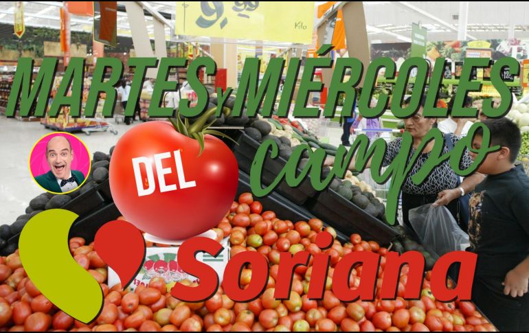 Estas son todas las ofertas por el Martes y Miércoles del Campo en Soriana para hoy y mañana, 15 y 16 de julio. EL INFORMADOR / ARCHIVO