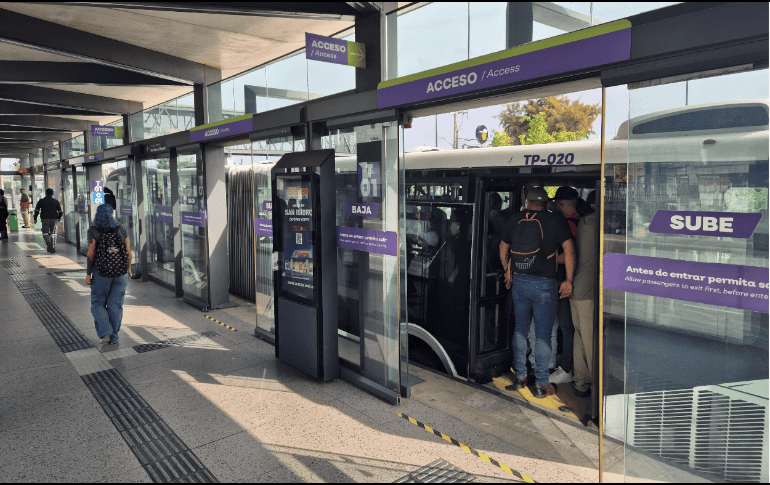 Por lo pronto, no se sabe el número de usuarios afectados, aunque en el sistema de transporte es utilizado por más de 300 mil personas al día. EL INFORMADOR/M. Hernández