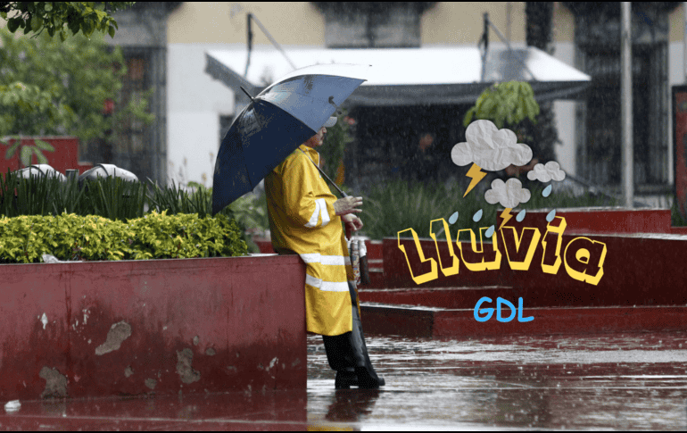 Las lluvias más fuertes que se esperan para el miércoles serán más fuertes por la tarde y noche. EL INFORMADOR / ARCHIVO