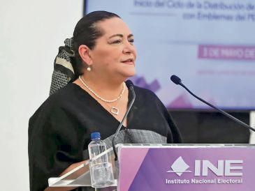 Guadalupe Taddei, consejera presidenta del Instituto Nacional Electoral. AFP
