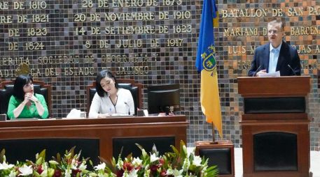 Este jueves 17 de julio, los legisladores votaron por unanimidad trasladar el Recinto Oficial del Poder Legislativo al Paraninfo Enrique Díaz de León, sede emblemática de la Universidad. CORTESÍA