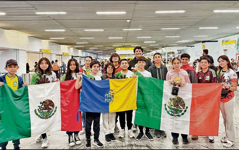 Los alumnos forman parte de la red “Talento al estilo Jalisco”, un programa diseñado para identificar, impulsar y acompañar a niñas, niños, adolescentes y jóvenes con interés y habilidades en disciplinas STEAM. ESPECIAL