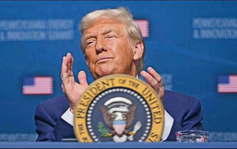 El próximo año Trump renegociará el Tratado México-Estados Unidos-Canadá. AFP/A. Caballero