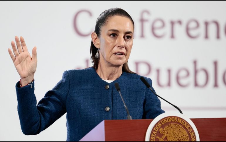 Sheinbaum aseguró que su gobierno no va a cubrir a nadie que tenga nexos con el crimen organizado, incluso si pertenece a Morena. EFE/J. Méndez