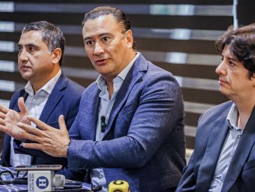 Manuel Herrera, secretario de Desarrollo Energético del Gobierno estatal, señaló que se busca hacer la transición hacia energías limpias. ESPECIAL / Coordinación General de Crecimiento y Desarrollo Económico