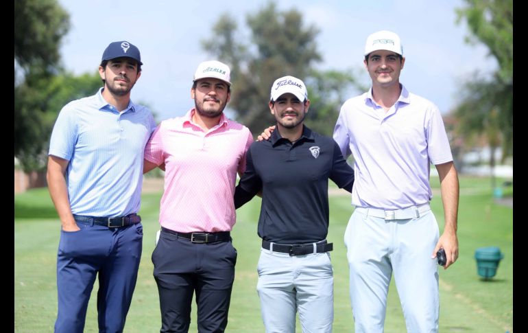 Alonso Medina, Carlos Muñoz, Óscar Gutiérrez y Luis Limón. GENTE BIEN JALISCO / C. Jimeno