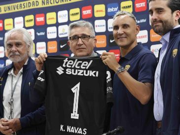 Keylor Navas ha sido confirmado oficialmente como nuevo jugador de los Pumas. SUN/ C. Mejía.