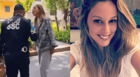 Integrantes del colectivo que agredió con botellas de agua y refresco a Ximena Pichel el viernes pasado. ESPECIAL