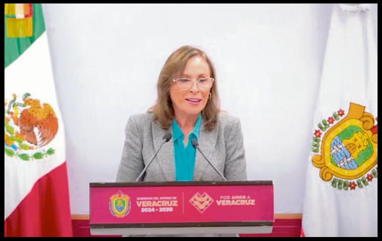 La gobernadora defendió la versión oficial frente a críticas mediáticas. ESPECIAL