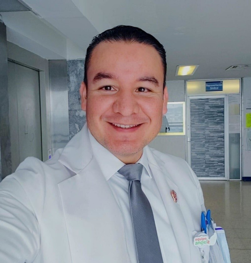 Doctor Luis Arody Pulido, médico supervisor de hospitales y especialista en Medicina de Urgencias del IMSS Jalisco. ESPECIAL/ IMSS