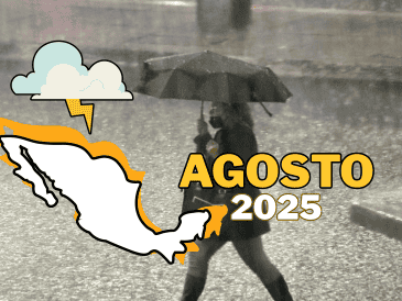 Agosto comienza y las lluvias continuarán, donde en ciertos estados lloverá más.  SUN/ ARCHIVO