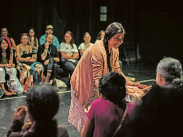 Erandi Rojas Ortiz. La actriz da vida a “Malena” en un poderoso unipersonal sobre la desaparición forzada. CORTESÍA