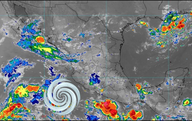 Este es el pronóstico de lluvias para hoy domingo 03 de agosto de 2025. ESPECIAL / SMN