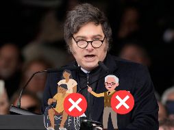 Javier Milei advirtió que si el Congreso insiste en la aprobación de este último paquete legislativo que ha rechazado, recurrirá a la justicia para evitar su implementación. AP / G. Garello