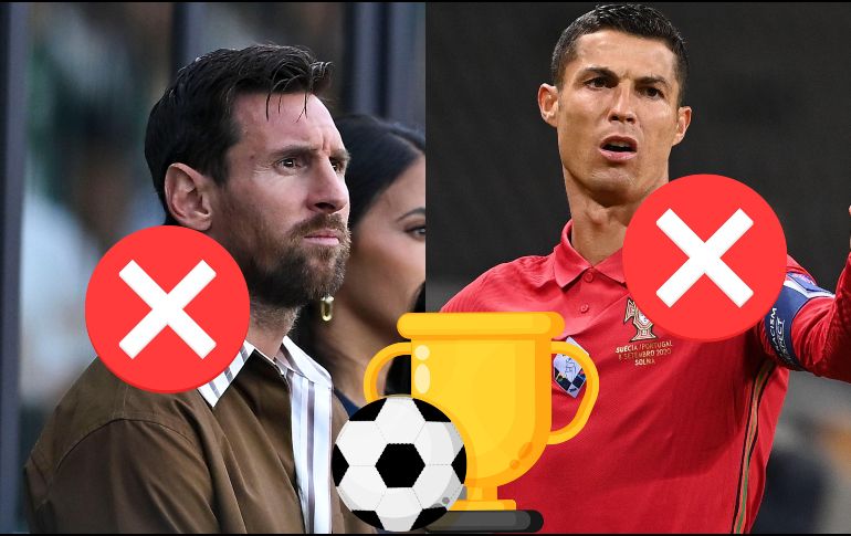 Ni Messi ni CR7 fueron tomados en cuenta por el jurado para formar parte de la lista de nominados a ganar el Balón de Oro 2025, la cual este año es dominada por jugadores del PSG. IMAGO7 / AFP / ARCHIVO