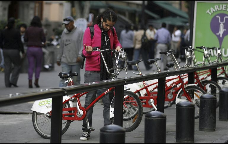Ecobici es un sistema de transporte público rápido, económico y  menos contaminante. EFE/ARCHIVO