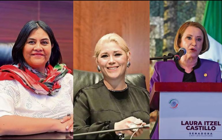 Las legisladoras aseguran contar con el respaldo de varios de sus compañeras y compañeros del grupo parlamentario de Morena. ESPECIAL / SUN