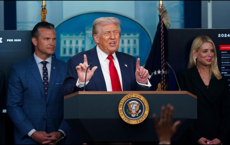 Trump aseguró que va a intentar recuperar parte de terreno que Rusia proclamó como suyo. EFE/W.  OLIVER