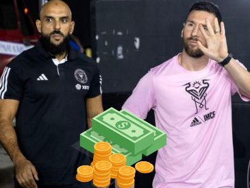 Fue David Beckham, copropietario y presidente del Inter Miami el encargado de contratar a Cheuko como guardaespaldas del ocho veces ganador del Balón de Oro. EFE / ARCHIVO