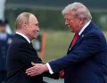Trump calificó como “extremadamente productivo” el encuentro de más de tres horas que sostuvo con Putin. EFE/Gavriil Grigorov