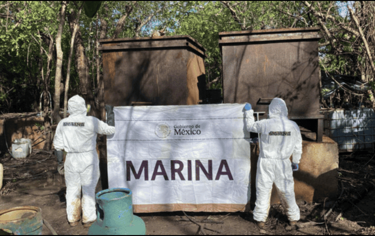 La acción fue encabezada por elementos de la Secretaría de Marina en coordinación con la Fiscalía General de la República, la Secretaría de la Defensa Nacional, la Guardia Nacional y la SSPC. X / @SEMAR_mx