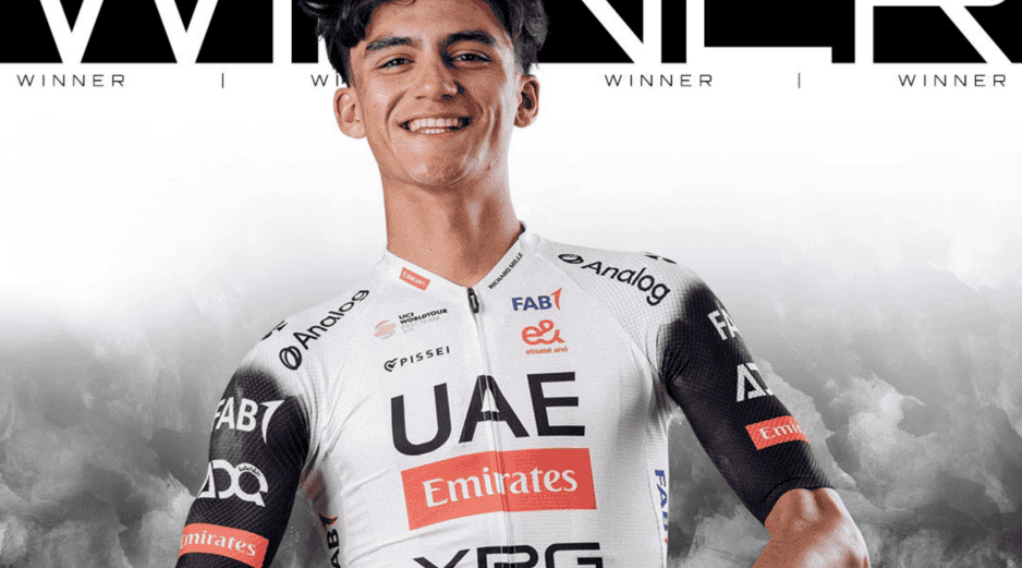 Isaac del Toro volverá a competir tras coronarse en la Vuelta a Burgos hace apenas unos días, lo que lo coloca como uno de los favoritos para esta carrera. X / @TeamEmiratesUAE