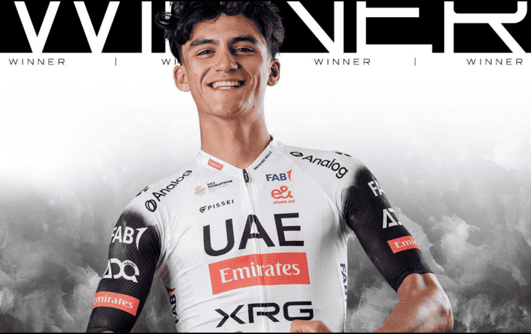 Isaac del Toro volverá a competir tras coronarse en la Vuelta a Burgos hace apenas unos días, lo que lo coloca como uno de los favoritos para esta carrera. X / @TeamEmiratesUAE
