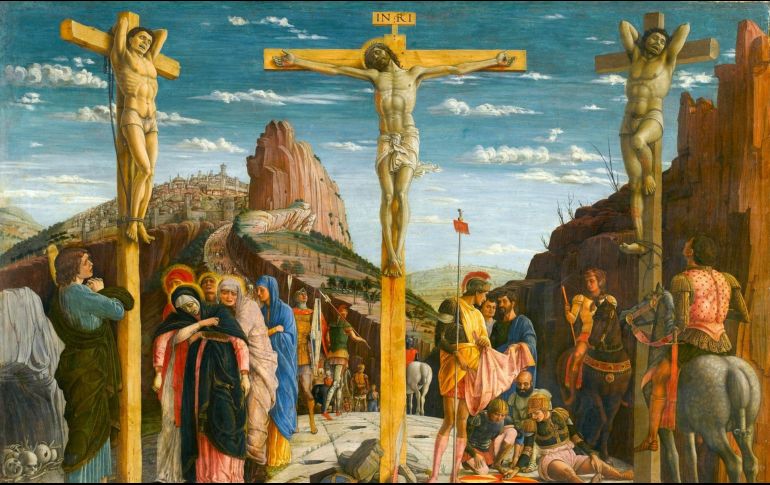 «No se cansen ni pierdan el ánimo, porque todavía no han llegado a derramar su sangre en la lucha contra el pecado». WIKIPEDIA/«Crucifixión», de Andrea Mantegna