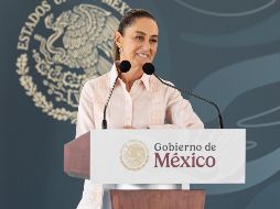 Sheinbaum explicó que los 13.4 millones de mexicanos que salieron de la pobreza fue por el aumento al salario mínimo, programas del bienestar, entre otras estrategias. SUN/H. Salvador