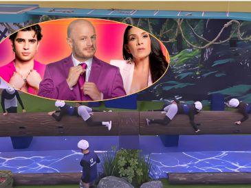 Los habitantes que consiguieron su boleto para pelear por el liderato fueron Aarón Mercury, Facundo y Dalilah Polanco, quienes se enfrentaron en un último round de "Tronco Loco". ESPECIAL / La Casa de los Famosos