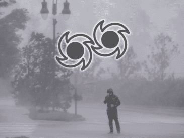 La Conagua continúa la vigilancia sobre dos zonas de baja presión con probabilidad para desarrollo ciclónico en el Atlántico. AFP / ARCHIVO