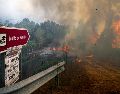Los grandes incendios han afectado especialmente a toda la mitad oeste de España, sobre todo a las regiones de Galicia, Castilla y León y Extremadura. AFP