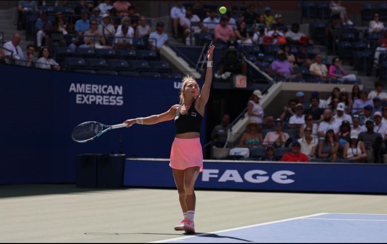 La derrota dejó un sabor agridulce: el sueño de la mexicana de seguir avanzando en el último grande del año quedó pendiente. EFE/ ARCHIVO.