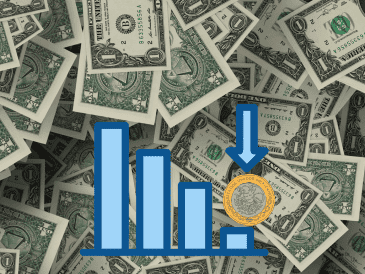 A pesar del repunte reciente, el dólar acumuló una caída semanal del 0.76%. CANVA