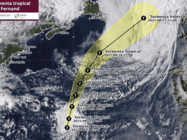 La temporada de huracanes en el Atlántico y el Pacífico se extiende hasta noviembre. ESPECIAL/SMN