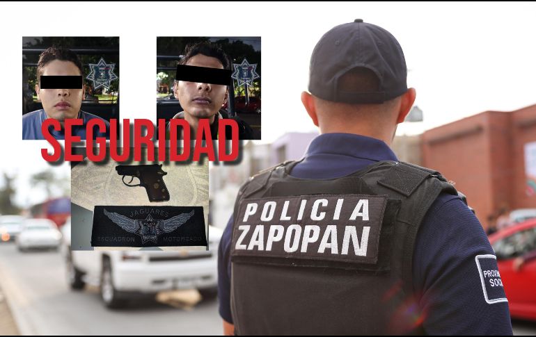 Además de las detenciones, policía de Zapopan aseguró un arma de fuego con cartuchos útiles. EL INFORMADOR / ARCHIVO