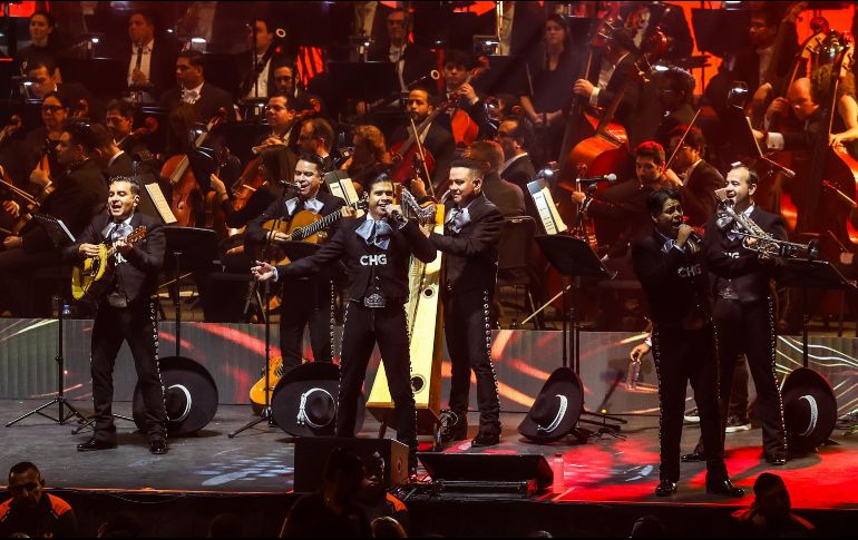 El Mariachi Internacional GHC deleitó al público con su música. EL INFORMADOR/ A. Navarro