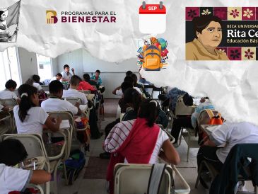 Esto aplica tanto para las y los estudiantes que ya estaban inscritos en el programa anterior como para los nuevos beneficiarios de la Beca Rita Cetina. ESPECIAL / EL INFORMADOR, Secretaría del Bienestar y CANVA
