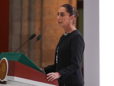 "México es respetado en el mundo entero", dijo la Presidenta en la presentación de su Primer Informe de Gobierno. ESPECIAL/Gobierno de México