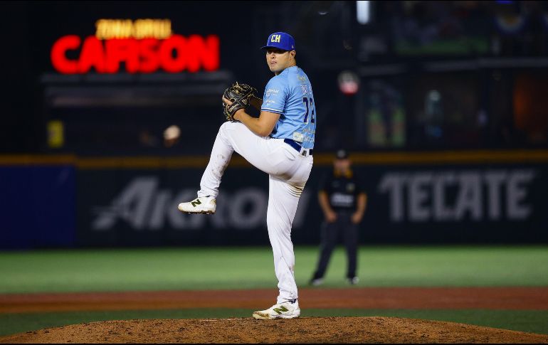 Eduardo Vera se embolsó el triunfo tras lanzar 5 entradas de 3 carreras, una base por bolas y 4 ponches. CORTESÍA/Charros de Jalisco