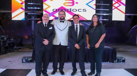 Michael Zilberstein, Raúl Sánchez, Samit Banerjee y Gina C Noir. GENTE BIEN JALISCO / C. Jimeno