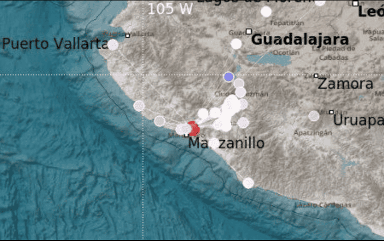 La Unidad Estatal de Protección Civil de Colima informó que activó los protocolos de seguridad correspondientes. ESPECIAL